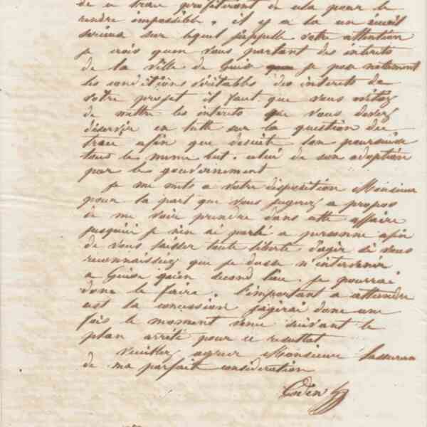 Jean-Baptiste André Godin à Anatole Crapez, 11 juillet 1864