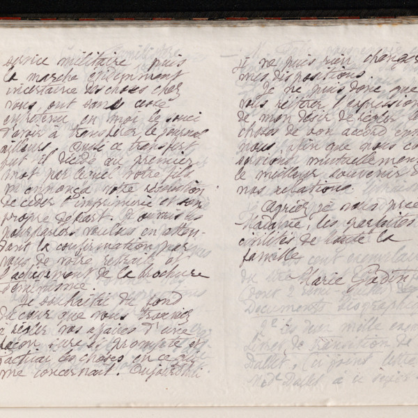 Marie Moret à madame veuve Laporte, 1er août 1897