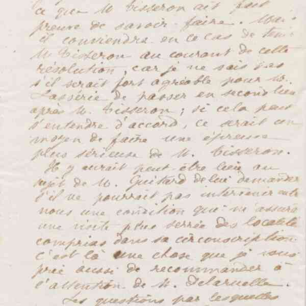 Jean-Baptiste André Godin à Alfred Denisart, 6 décembre 1873