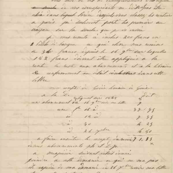 Jean-Baptiste André Godin aux gérants de La Démocratie pacifique, 10 janvier 1849