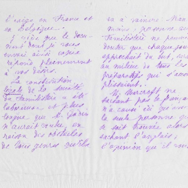 Marie Moret à Edward Vansittart Neale, 18 août 1880