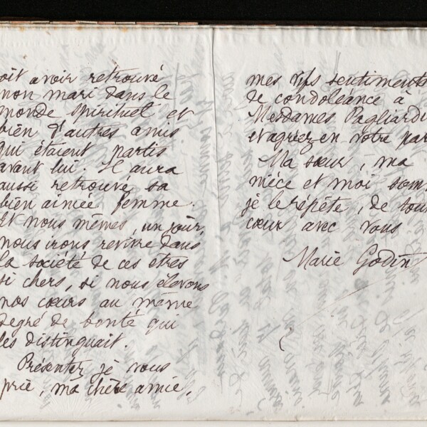 Marie Moret à Lucy R. Latter, 5 avril 1895