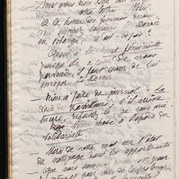 Marie Moret à Henri Buridant, 9 mai 1897