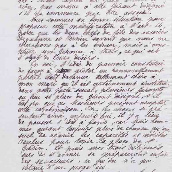 Marie Moret à Alexandre Tisserant, 28 février 1888
