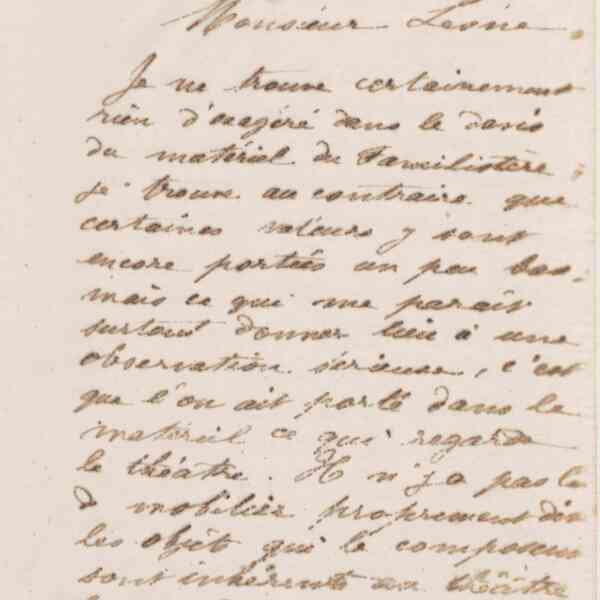 Jean-Baptiste André Godin à monsieur Lesne, 31 janvier 1873