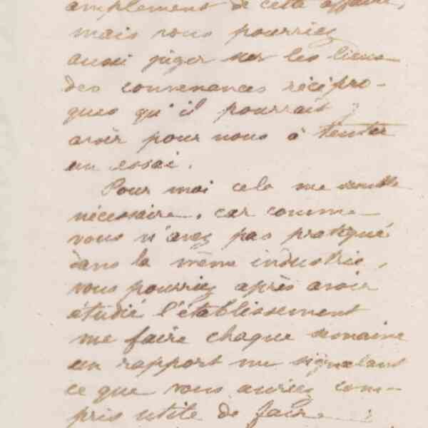 Jean-Baptiste André Godin à Charles Marie, 24 mars 1873