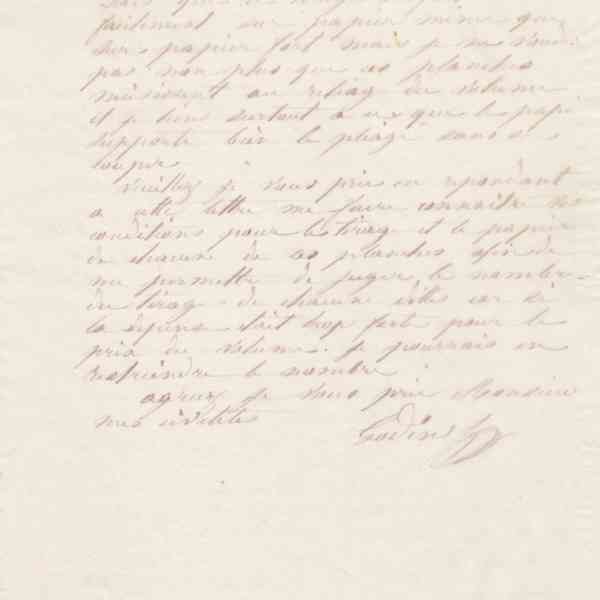Jean-Baptiste André Godin à monsieur Lemercier, 20 mai 1870