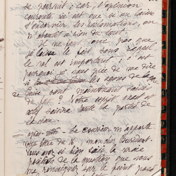 Marie Moret à Henri Buridant, 17 novembre 1897