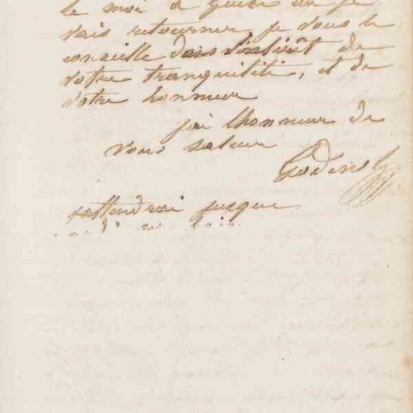 Jean-Baptiste André Godin à monsieur Thiébault, 28 août 1872