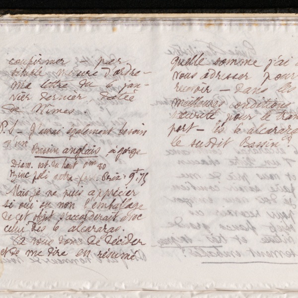 Marie Moret à l'administrateur de La Ménagère, 20 mai 1896