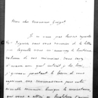 Ham, le 29 mai 1867, Robert d&#039;Orléans à François Guizot