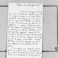Broglie, Lundi 22 septembre 1851, François Guizot à Dorothée de Lieven
