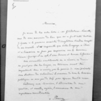 Bayeux, le 30 janvier 1871, Flavien Hugonin, évêque de Bayeux à François Guizot