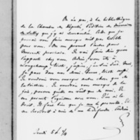 [Paris], Jeudi 15 février 1838, François Guizot à Dorothée de Lieven