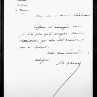 Paris, le 2 novembre 1847, Hippolyte-Paul Jaÿr à François Guizot