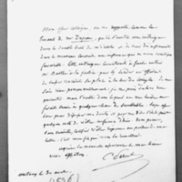 Antony, le 30 août 1836, Jean-Charles Persil à François Guizot