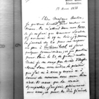 Aberdeen, le 13 août 1858, François Guizot à Sarah Austin