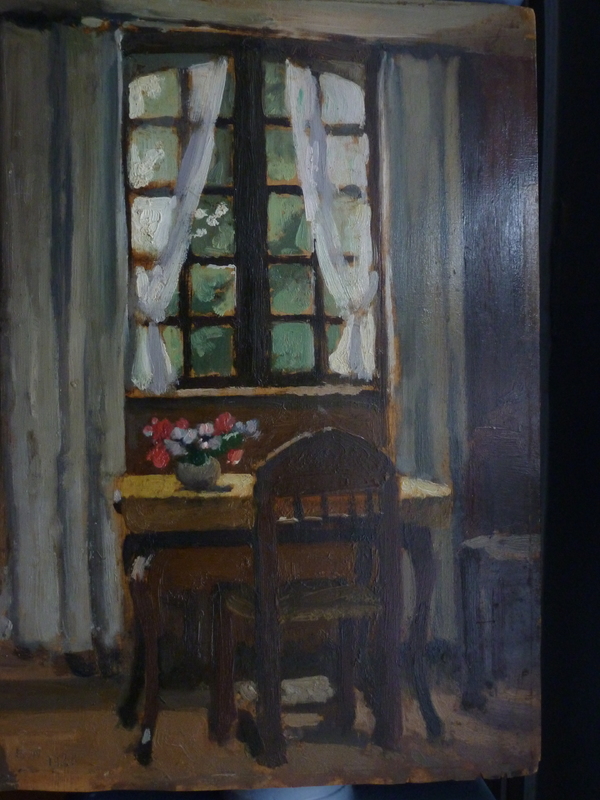 la chambre de V. Lee-Fresnay-tableau de Berthe Noufflard.JPG