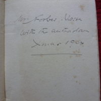 Pope Jacynth inscribed to Irene Forbes Mosse-Xmas 1904.JPG