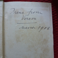 Hauntings inscription to Irene Forbes Mosse-March 1906.JPG