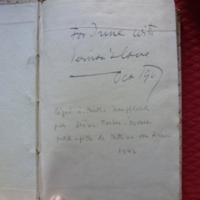 Sentimental Traveller-inscription to Irene Forbes Mosse Oct. 1907.JPG