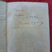 Laurus Nobilis IFM-inscription June 1909.JPG