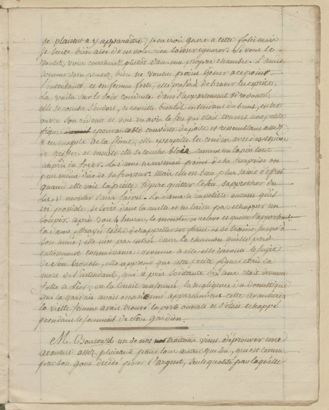 Faits-divers du XVIIIe siècle, folio 12_B Faits-divers du XVIIIe siècle, folio 12_B