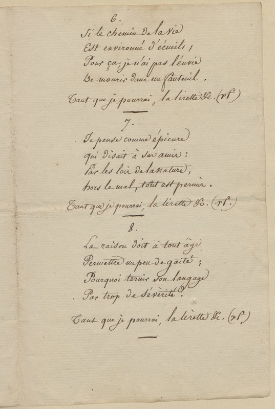 Ronde. [J'ai chanté dans mon délire...], folio 75_droite
