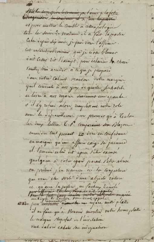 Monologue pour mettre en action une charade sur le mot bavardage, folio 5_B