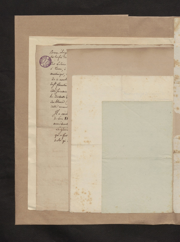 Lettre de Joseph Sacco ministre de Parme à Robert-Martin Le Suire secrétaire de Son Altesse Royale, folio 10_gauche
