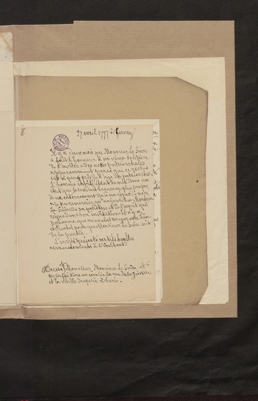 [Le siècle dernier probablement...], folio 18_droite