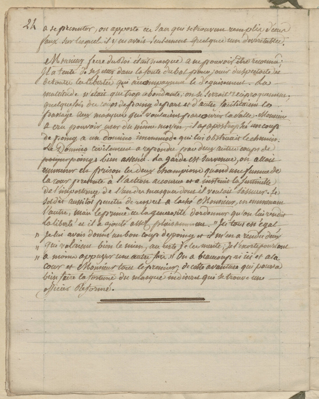 Faits-divers du XVIIIe siècle, folio 15_A Faits-divers du XVIIIe siècle, folio 15_A