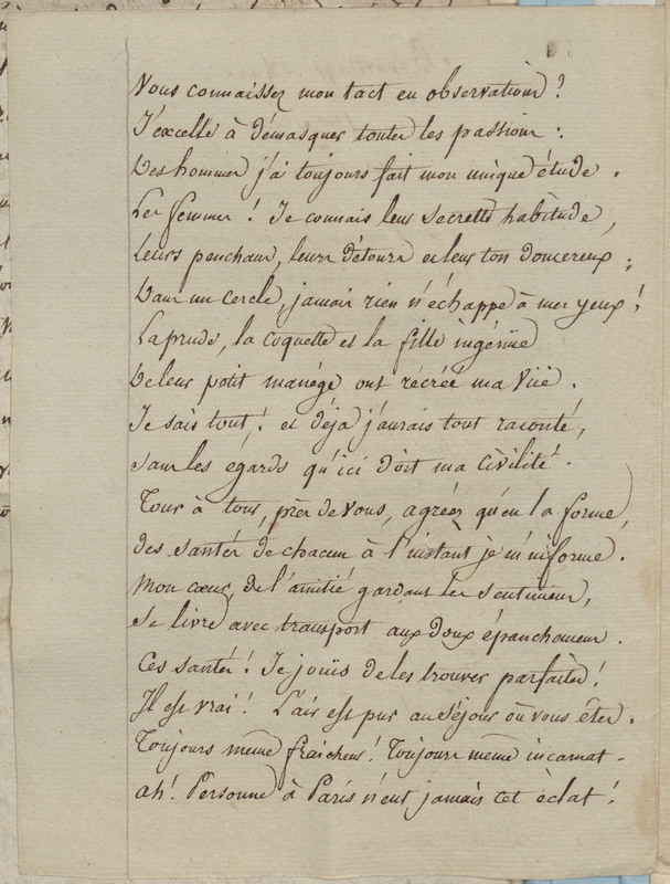 Bavardage, charade en action, folio 10_A Bavardage, charade en action, folio 10_A