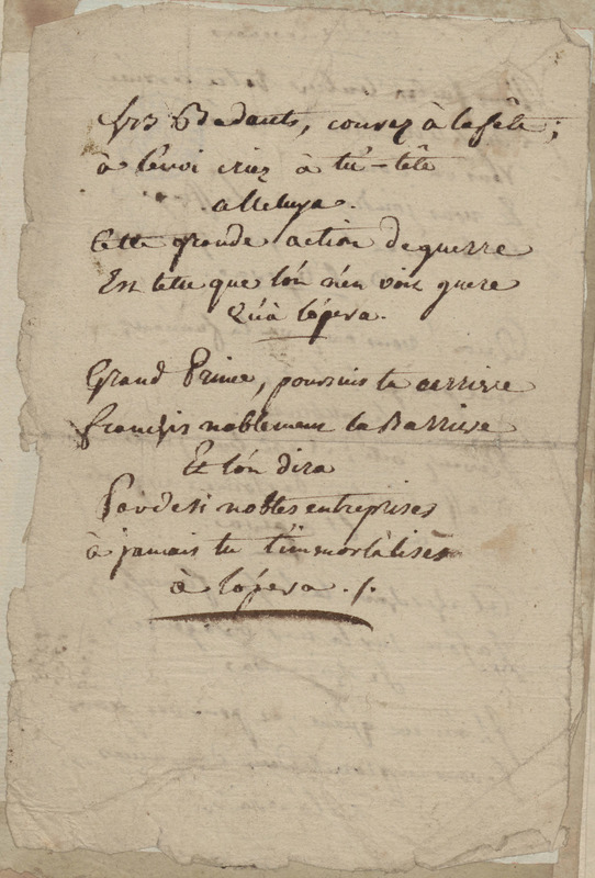Air des revenants, folio 70_gauche Air des revenants, folio 70_gauche