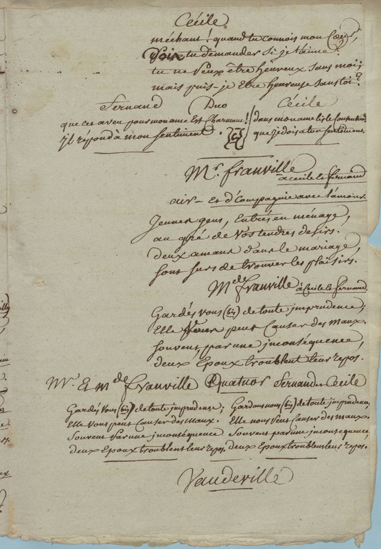 Plus de peur que de mal, folio 70_B Plus de peur que de mal, folio 70_B