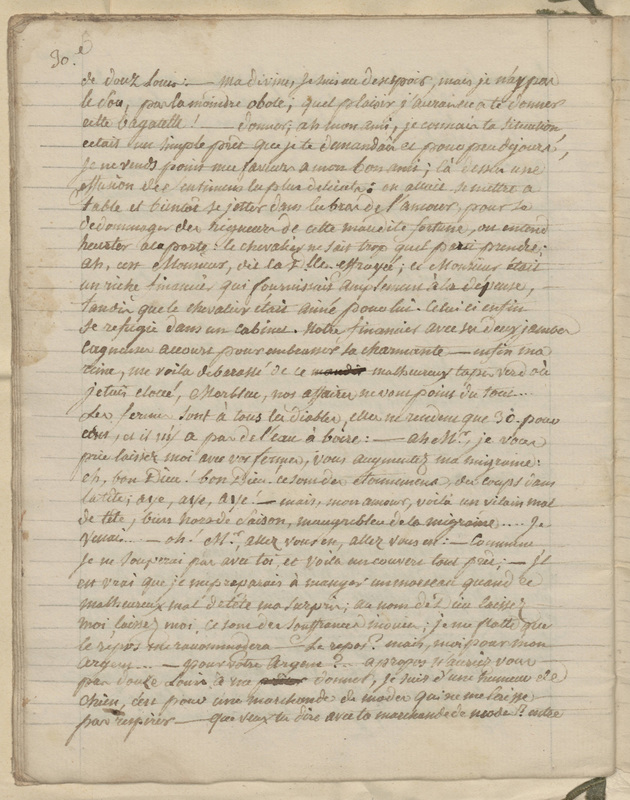 Faits-divers du XVIIIe siècle, folio 18_A Faits-divers du XVIIIe siècle, folio 18_A