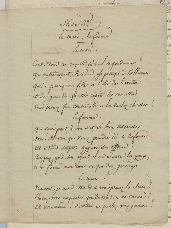 Bavardage, charade en action, folio 15_B Bavardage, charade en action, folio 15_B