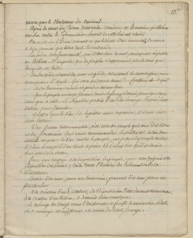 Faits-divers du XVIIIe siècle, folio 9_B Faits-divers du XVIIIe siècle, folio 9_B