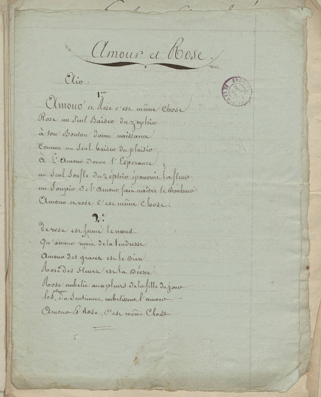 Amour et Rose, folio 20_droite