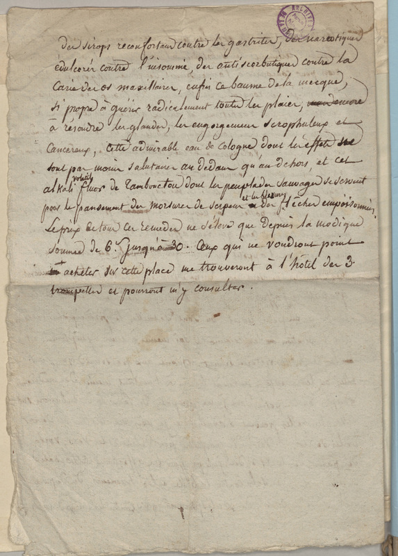 [Messieurs et Mesdames, C'est avec la permission...], folio 9_A