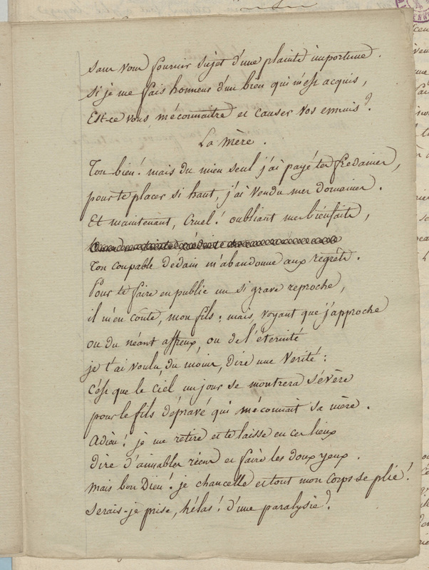 Bavardage, charade en action, folio 14_B Bavardage, charade en action, folio 14_B
