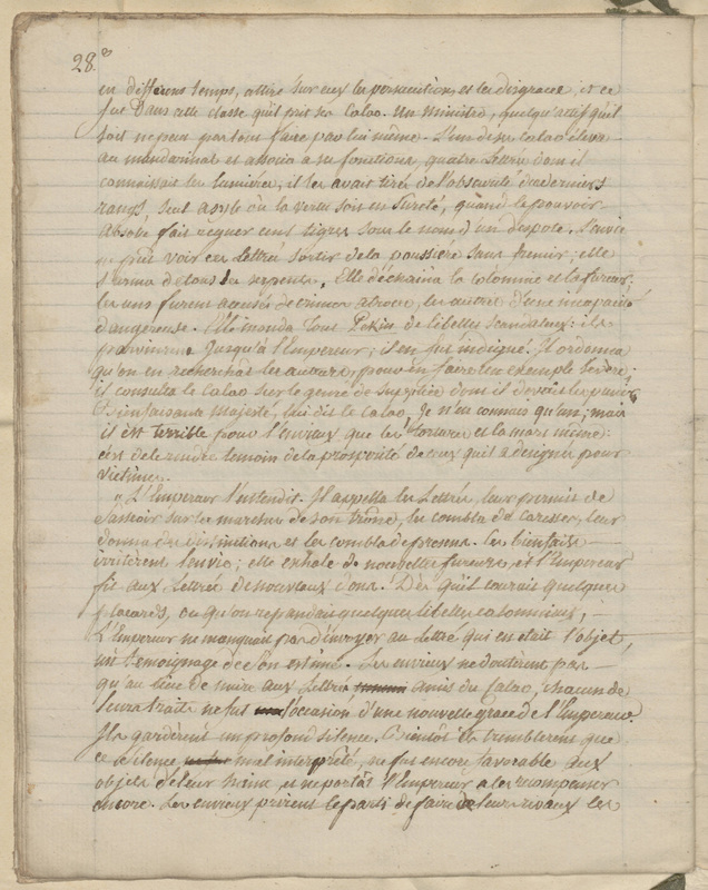 Faits-divers du XVIIIe siècle, folio 17_A Faits-divers du XVIIIe siècle, folio 17_A
