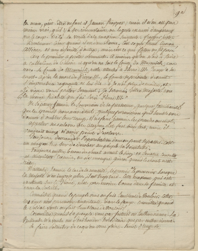 Faits-divers du XVIIIe siècle, folio 7_B Faits-divers du XVIIIe siècle, folio 7_B
