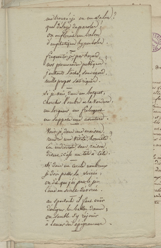 Ronde [Mes quinze ans sont révolus...], folio 13_droite