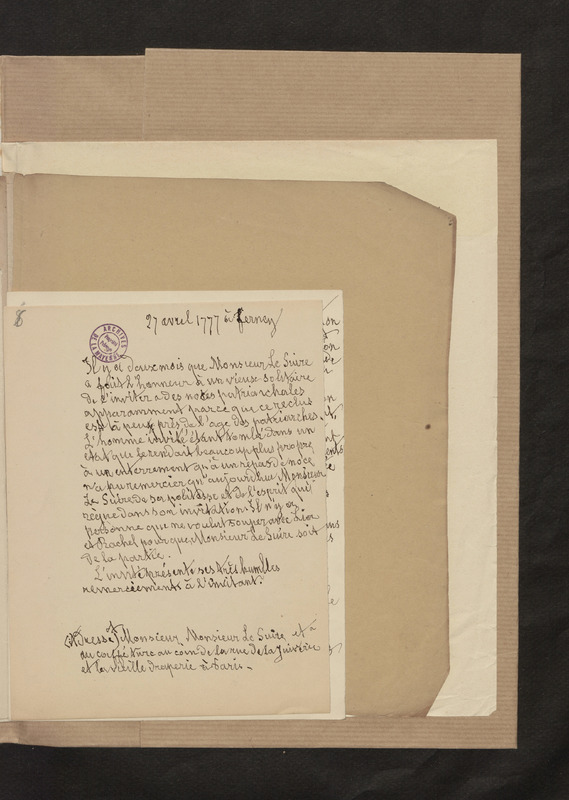 [Le siècle dernier probablement...], folio 19_droite