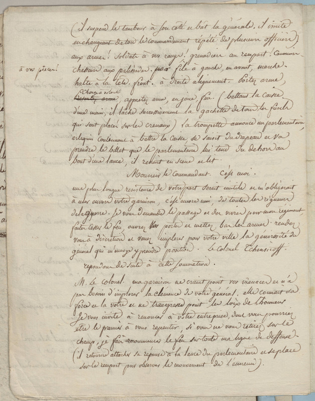 Arlequin, commandant de place, folio 22_A Arlequin, commandant de place, folio 22_A