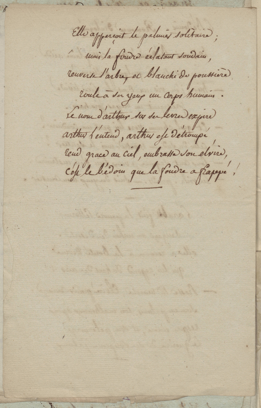 L'amour écarté par l'hymen. Romance., folio 54_gauche