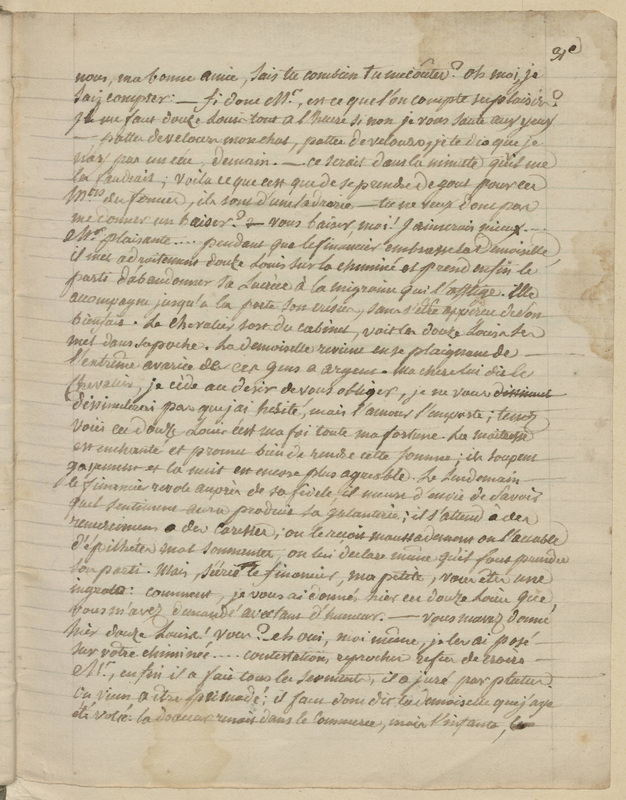 Faits-divers du XVIIIe siècle, folio 18_B Faits-divers du XVIIIe siècle, folio 18_B