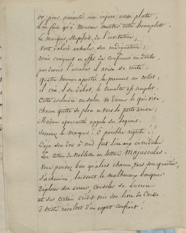 Bavardage, charade en action, folio 13_A Bavardage, charade en action, folio 13_A