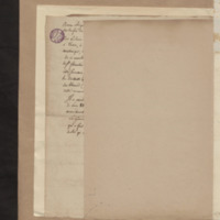 Lettre de Joseph Sacco ministre de Parme à Robert-Martin Le Suire secrétaire de Son Altesse Royale, folio 6_gauche